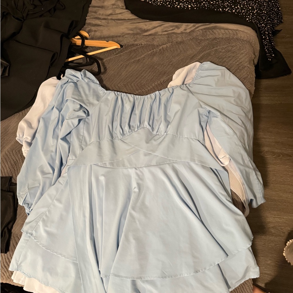 Forever 21 Sky Blue Blouse